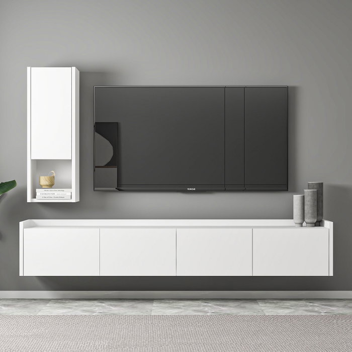 Hanah Home Soporte para TV Sema - Blanco Hanah Home Soporte para TV Sema - Blanco